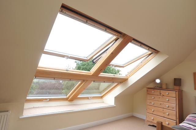 top hung windows in loft conversions 
